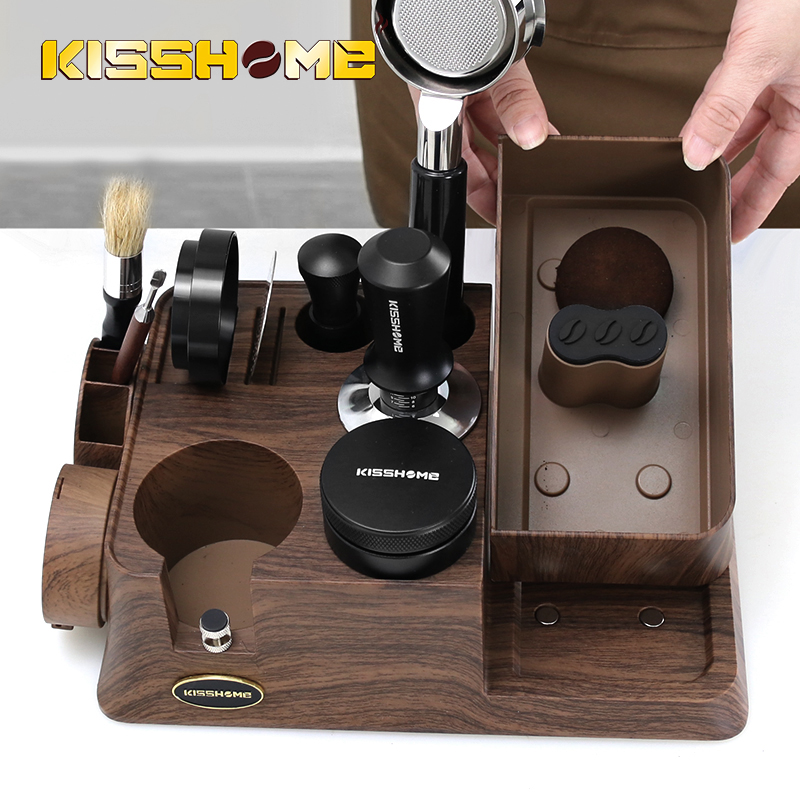 Espresso Tamper Station - KISSHOME Espresso Tamper Station Knock Box