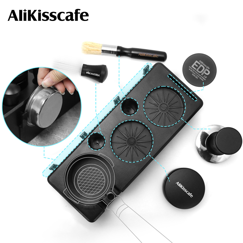 Espresso Tamper Station - AliKisscafe Rak Keranjang Filter Espresso Tempat