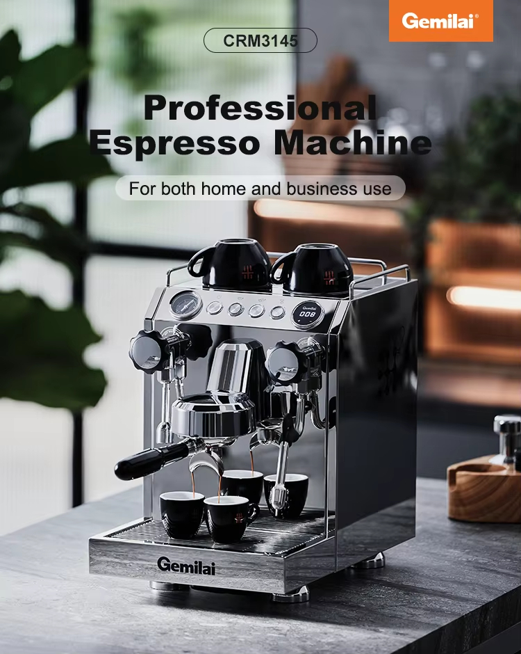 Espresso Machine Dual Boiler - CAFOVO G3145B 15Bar Mesin Pembuat Kopi
