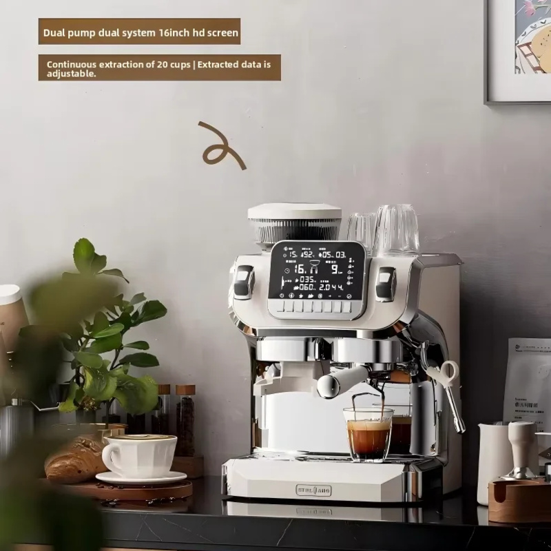 Espresso Machine Dual Boiler - Mesin Espresso Otomatis Tekanan Pompa 15