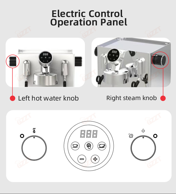 GZZT CM6005 Mesin Kopi Espress - Espresso Machine Dual Boiler ulasan dan harga