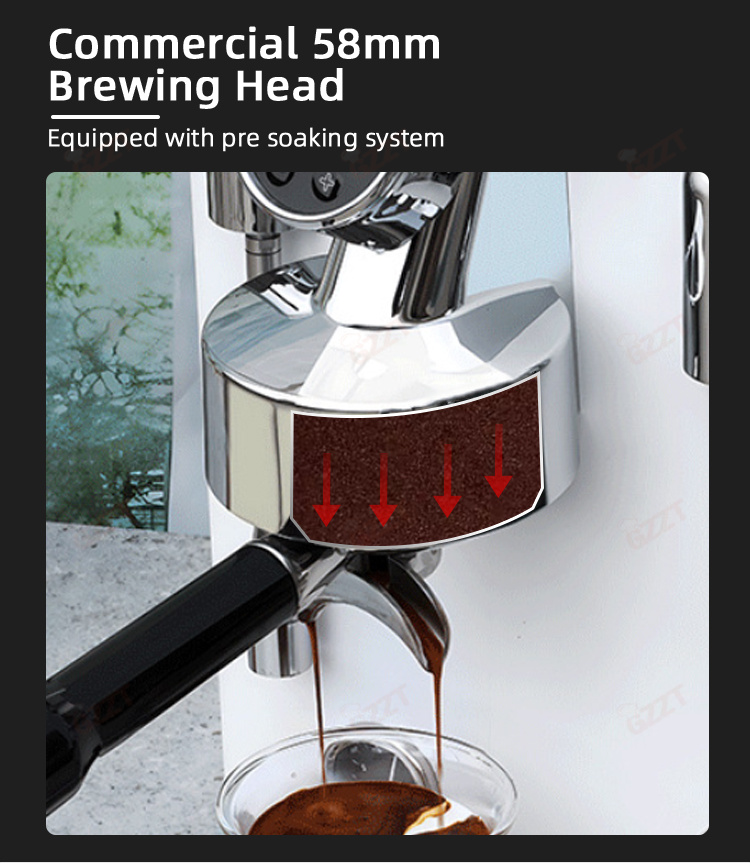 GZZT CM6005 Mesin Kopi Espress - Espresso Machine Dual Boiler ulasan dan harga