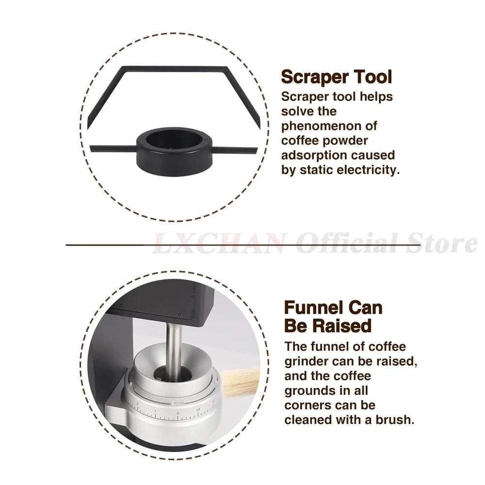 HomeWise Penggiling Kopi 83Mm  - Coffee Grinder Conical Burr 83Mm ulasan dan harga