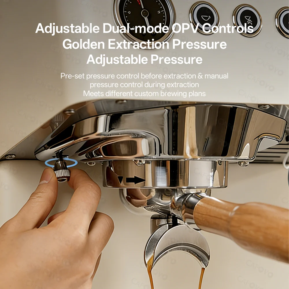 Mesin Espresso Semi-Otomatis C - Espresso Machine Flow Control ulasan dan harga