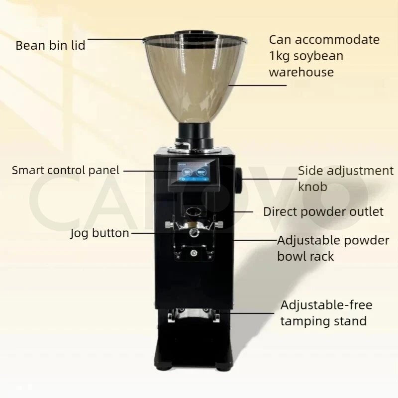 CAFOVO K64Y Penggiling Kopi Ot - Commercial Coffee Grinder Flat Burr 64Mm ulasan dan harga