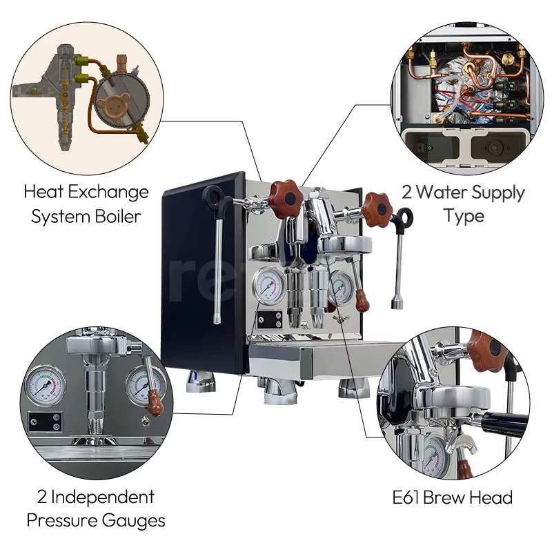 Mesin Kopi Espresso Manual Pro - Espresso Machine 1 Group E61 ulasan dan harga
