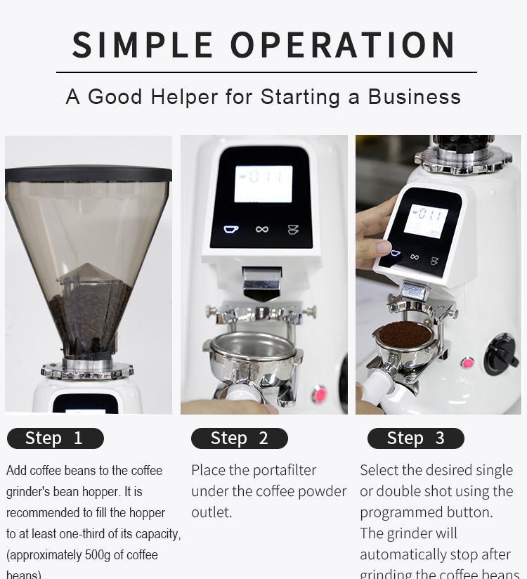 Penggiling Kopi Komersial Prof - Commercial Coffee Grinder Flat Burr 64Mm ulasan dan harga
