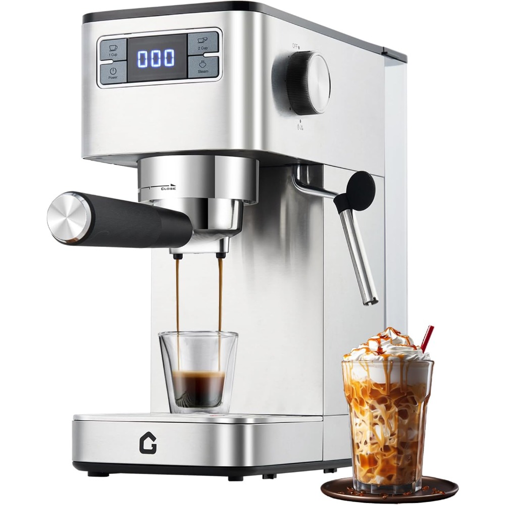 Mesin Espresso Garvee Compact  - Espresso Machine Dual Boiler ulasan dan harga