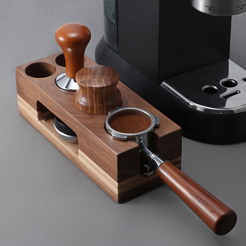 Tempat Tamper Kopi Alas Penyan - Espresso Tamper Station ulasan dan harga