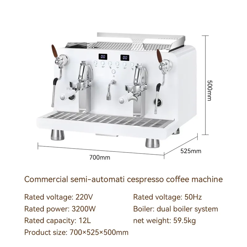 【CHIMU HOME】Mesin Kopi Espress - Commercial Espresso Machine 2 Group ulasan dan harga