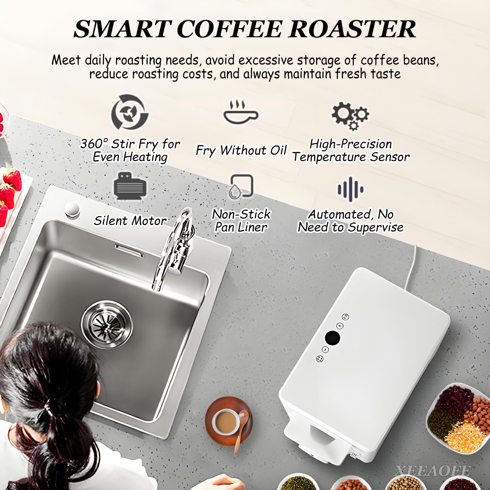 Mesin Pemanggang Kopi Elektrik - Coffee Roaster Machine 1Kg ulasan dan harga