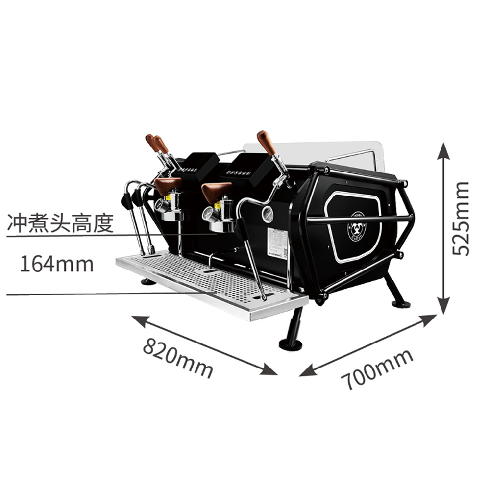 Mesin Kopi Komersial Double-he - Espresso Machine Dual Boiler ulasan dan harga