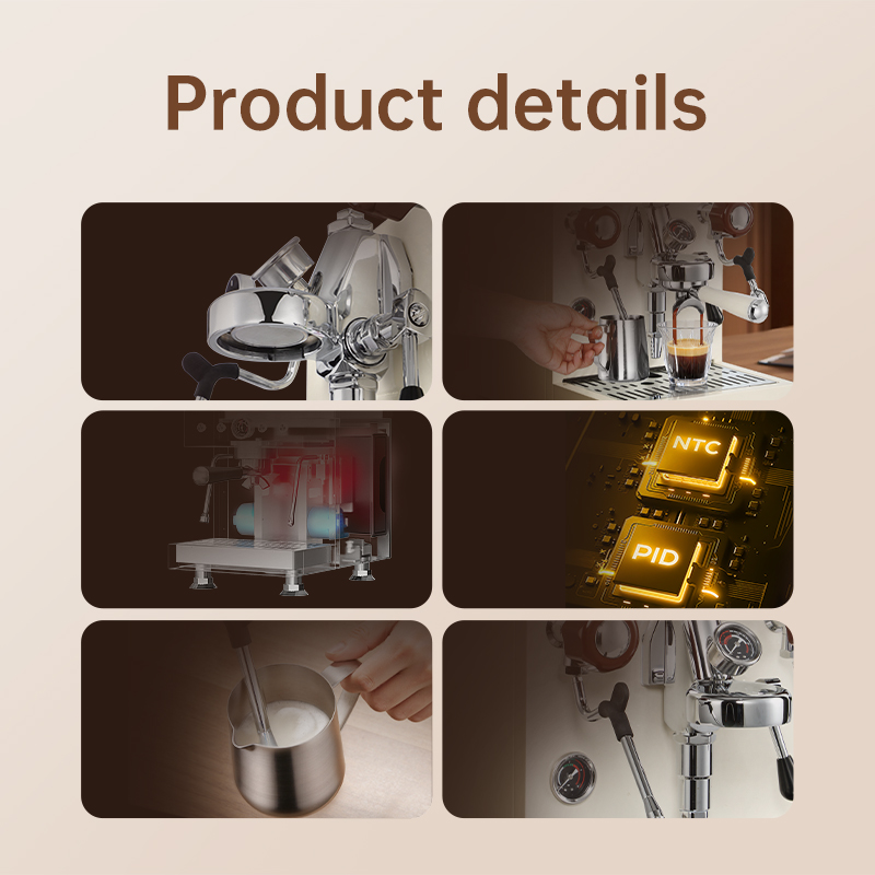Mesin Kopi MDK White 58mm Dual - Espresso Machine Dual Boiler ulasan dan harga