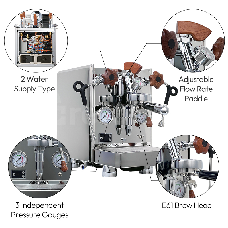 Mesin Espresso Pompa Rotary Si - Espresso Machine Rotary Pump ulasan dan harga