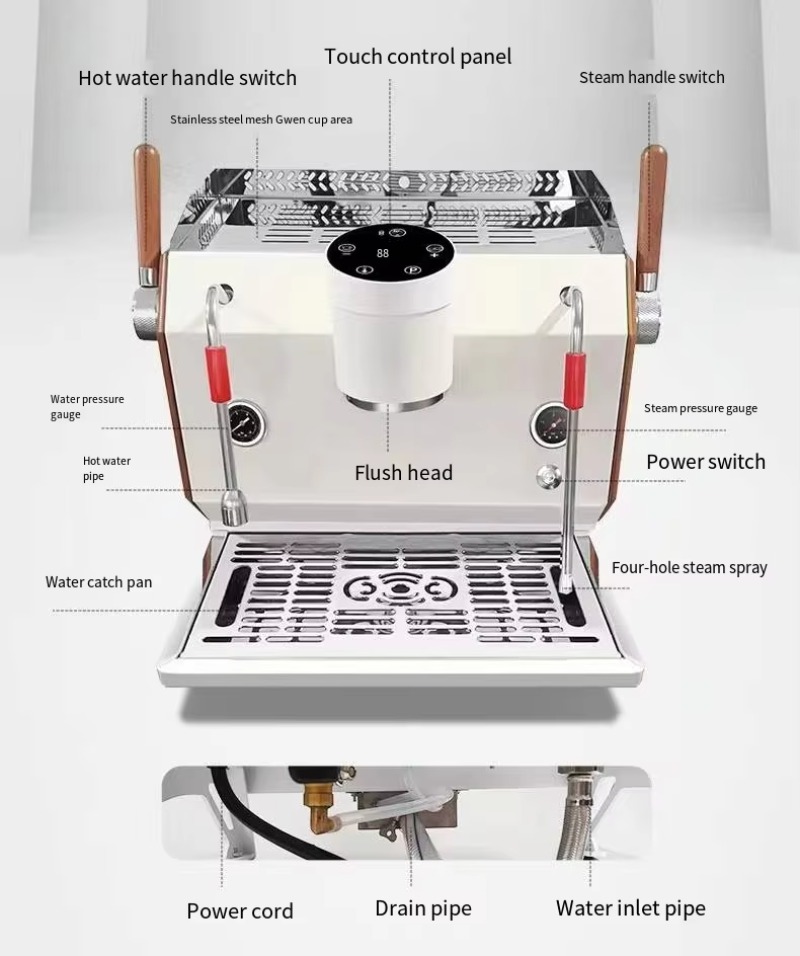 Mesin Espresso Semi Otomatis S - Commercial Espresso Machine 2 Group ulasan dan harga
